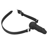 Sex Factory Mouth Ball Gag Wear Adjustable Dildo Penis Mouth Sex Toys Adjustable Leather Straps Strap Lock Sex Games SM Bondage