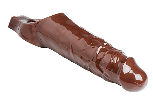 Size Matters Really Ample Penis Enhancer Sheath, Brown