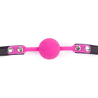 CLROY Siliicone Bondage Ball Gag, Bondage Restraints Sex Bite Gag (Color-5)