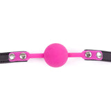 CLROY Siliicone Bondage Ball Gag, Bondage Restraints Sex Bite Gag (Color-5)