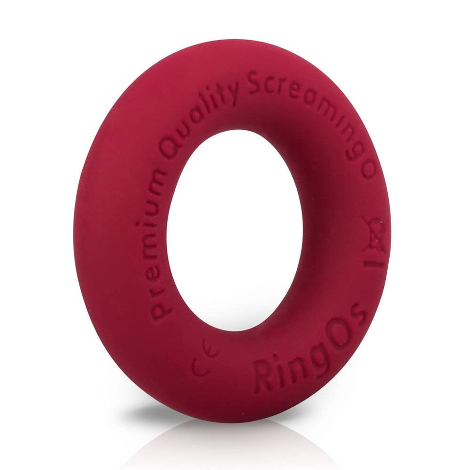 Screaming O Ringo Ritz Mega Stretchy Silicone Cock Ring (Red)