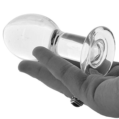 Crystal - Brosilicate Glass - Anal Plug- Large - Clear