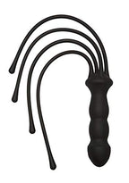 Kink By Doc Johnson The Quad Premium Silicone Whip, Black