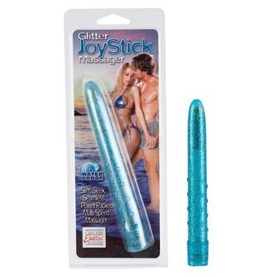 California Exotics Glitter Joy Stick Vibrator, Blue