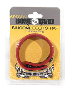 Boneyard Cock Strap Red