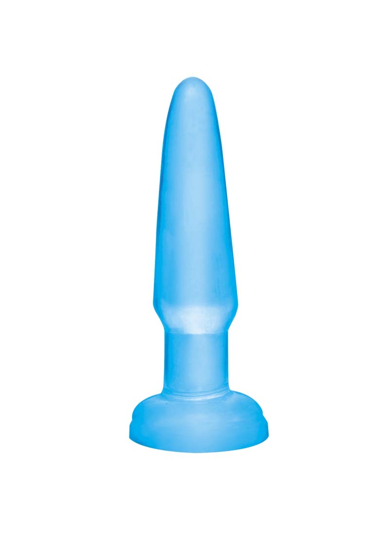 Basix 3.5'' Beginner'S Butt Plug, Blue
