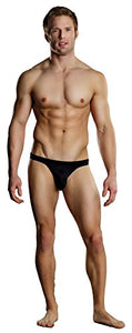 Mp Nylon Spandex Bong Thong Black Sm