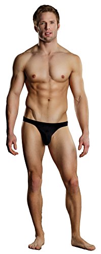 Mp Nylon Spandex Bong Thong Black Sm