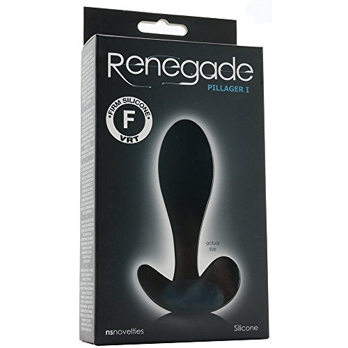 Renegade Pillager I Vrt Silicone Pleasure Plug In Black