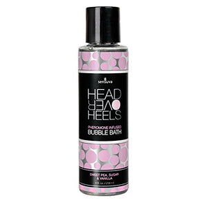 (D) Head Over Heels Bubble Bat Vanilla Sugar Sweet Pea 8Oz