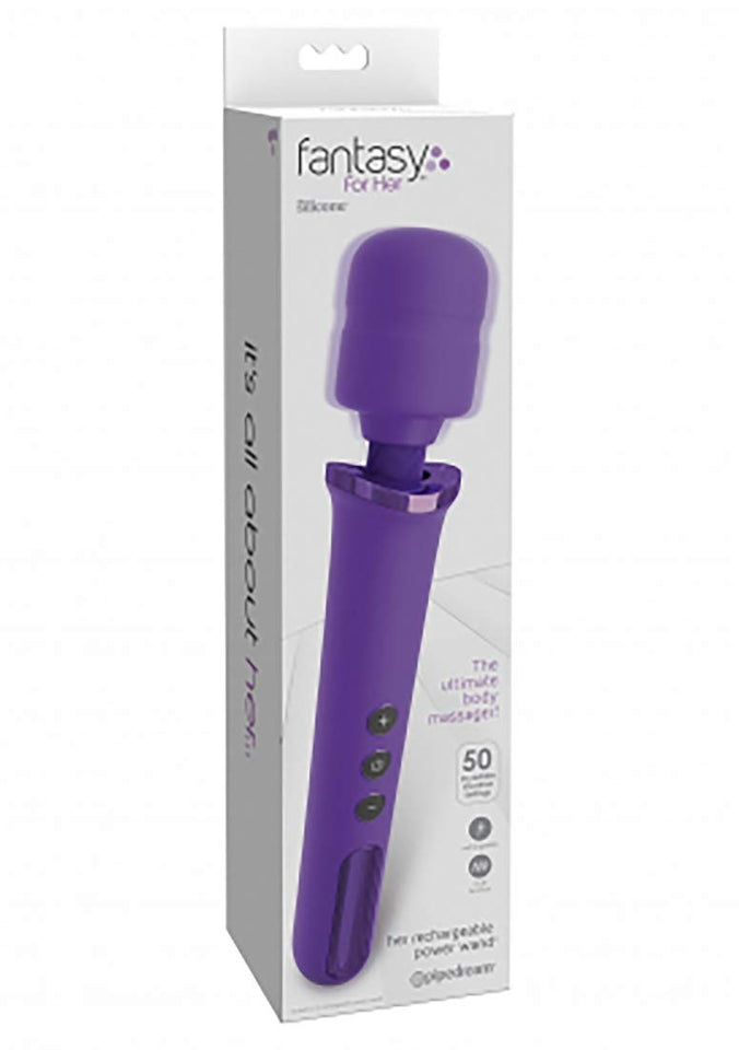 Pipedream Products Fantasy For Her Rechargeable Power Wand Purple