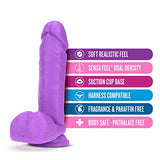 Neo Dual Density Dildo 8In Neon Purple