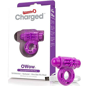 Screaming O Charged Owow Vooom Mini Vibe, Purple,1 Count