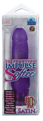 California Exotics 10-Function Impulse Softee Vibrator, Satin