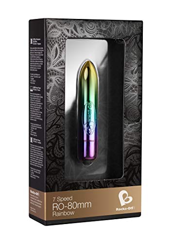 Rocks Off Ro-80Mm 7 Speed Rainbow Bullet Vibrator