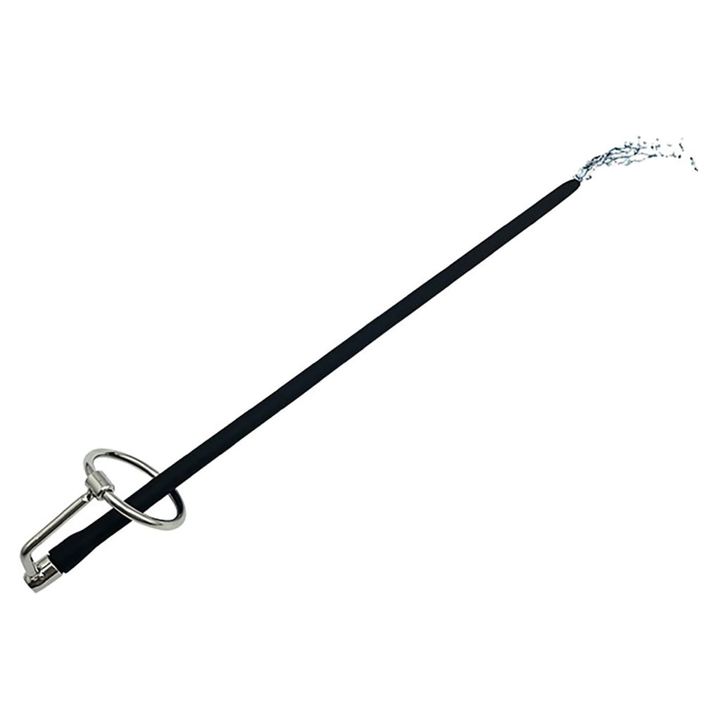 Kutocesy Metal Silicone Carabiner Penis Plug Hollow Cock Urethral Sound Adult Erotica Spreader Urinary Catheterization Man Sex M