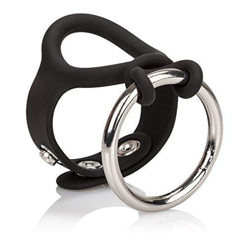 Calexotics Colt Enhancer Set - Silicone Male Enhancement Ring With Support Band - Sex Toys For Men - Black