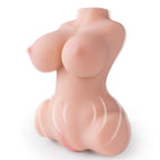 Vibrating Female Sex Doll Torso Automatic Male Masturbators with Sucking Motor, 3D Pocket Pussy Vibrator Adult Sex Toys for Men