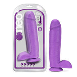 Neo Dual Density Dildo 10In Neon Purple