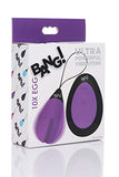 10X Silicone Vibrating Egg - Purple