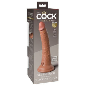 King Cock Elite Sili Dual Density 7In Ta