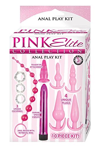 Pink Elite Collection Anal Play Kit Pink