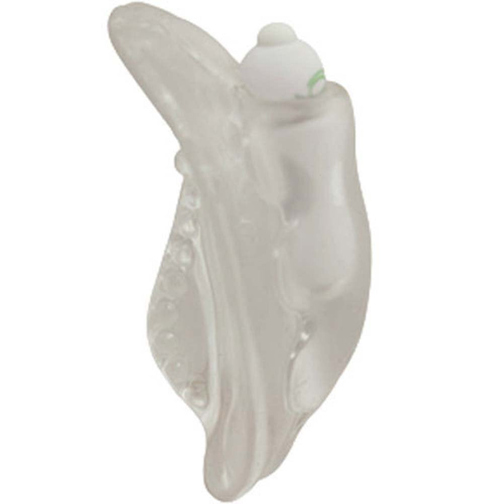 Sinclair Institute Select Invisi-Vibe Vibrating Panty Vibe, Clear And White Bullet
