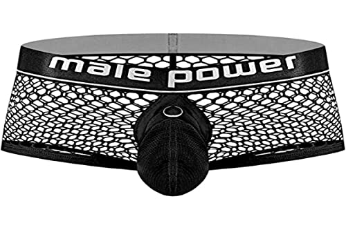 Cock Pit Net Mini Cock Ring Short - Large - Black