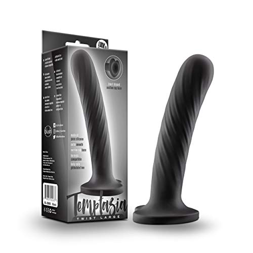 Twist Silicone Dildo With Suction Cup Large