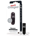 Screaming O Charged Vooom Rechargeable Bullet Vibe, Black