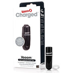 Screaming O Charged Vooom Rechargeable Bullet Vibe, Black