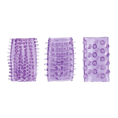 California Exotics Senso Rings, Purple, 3-Pack