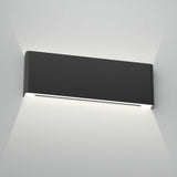 Aipsun 15.8In Black Modern Vanity Light Up And Down Led Vanity Light For Bathroom Wall Lighting Fixtures (White Light 5000K)