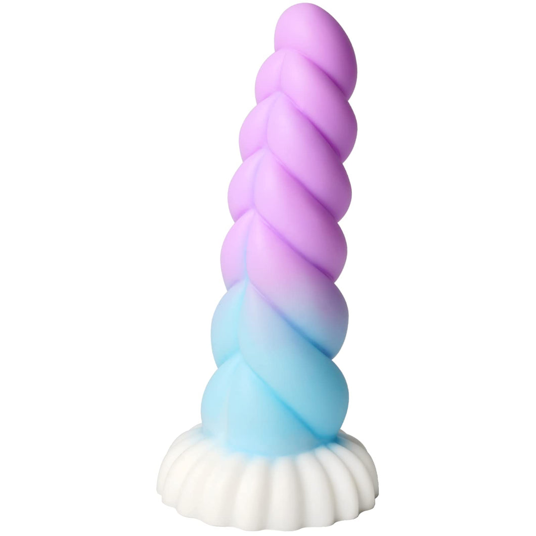 Realistic Monster Silicone Dildo - 8.6'' Big Shaped Liquid Dildo with Strong Suction Cup, Huge Thick Sex Toy for Women, Anal Plu