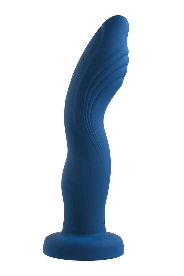 Gender X Snuggle Up Dual Motor Strap On Vibe W-Harness - Blue