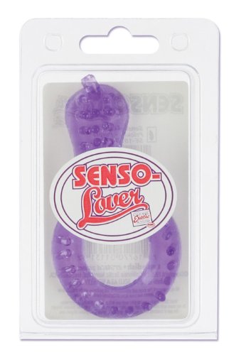 California Exotics Senso-Lover Cock Ring, Prickly, Purple