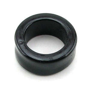 Doc Johnson Titanmen - Cock Ring - Stretch-To-Fit - Makes Your Penis Firmer Harder And More Engorged - Made Of Body-Safe Tpr - Black