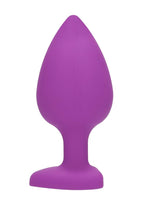 Ouch Flexible Diamond Heart Plug Pur XL
