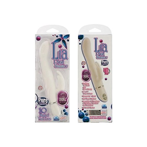 California Exotic Novelties Lia Dual Stimulator, White