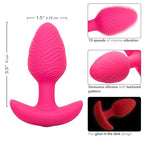 Cheeky Vibrating Glow-In-The- Dark Butt Plug