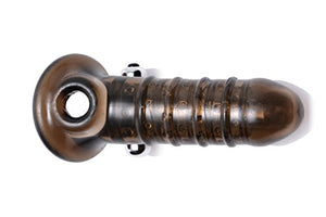 Trinity Vibes Vibrating Girth Enhancing Sheath Black (Af150)