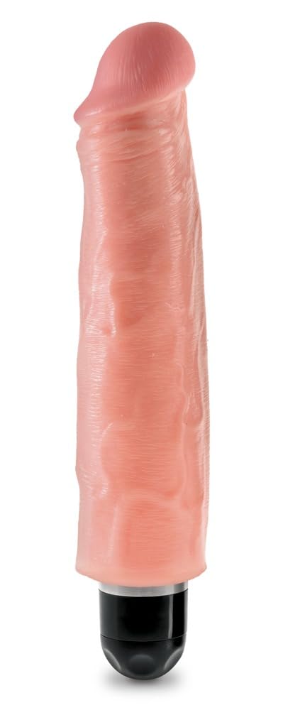 Pipedream Products King Cock Vibrating Stiffy, 7'', Flesh