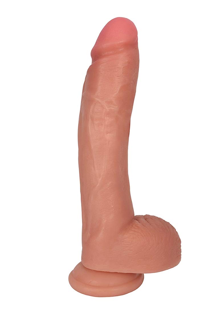 Curve Novelties Jock Dong With Balls Flesh 10 Inch