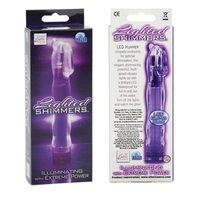 California Exotic Novelties Lighted Shimmers Led Hummer, Purple