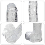 7.3 Inch Soft Realistic Dildo, Human Safety Material, With Powerful Suction Cups, Suitable For Women/Men/Gay, Adult Toys For Women Or Beginer