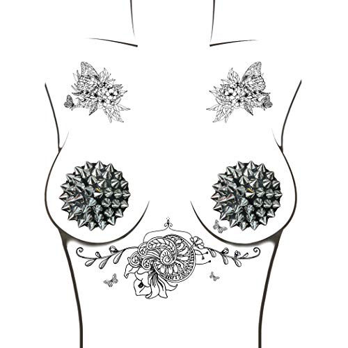 Neva Nude Pasty With Collar And Chain