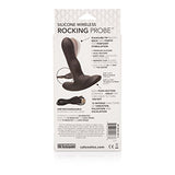 Calexotics Silicone Wireless Rocking Probe - Silicone Vibrator Prostate Anal Plug - Adult Stimulator Fetish Sex Toy For Couples - Black