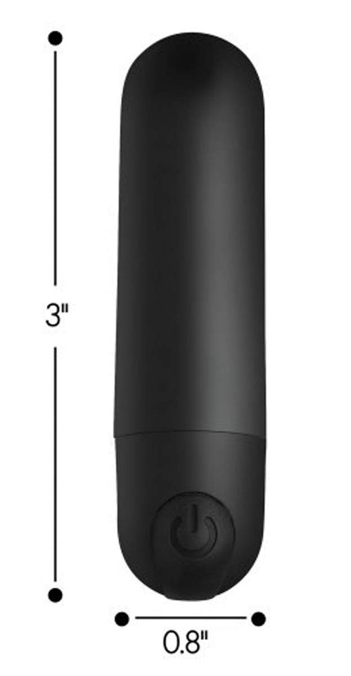 Bang Powerful Vibrating Bullet With Remote Control - Black
