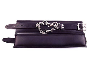Rouge Padded Ankle Cuffs Black