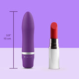 B Swish Bcute Classic Mini Tip Bullet Vibrator, Battery Operated, Intimate Portable Personal Massager With 5 Vibration Patterns,
